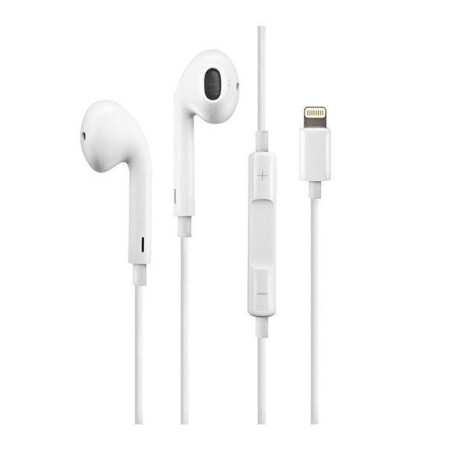 Casti iphone lightning Earpods, compatibile, Alb 