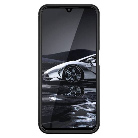 Husa pentru Samsung Galaxy A15 4G / A15 5G, CarbonFiber, Premium, Black