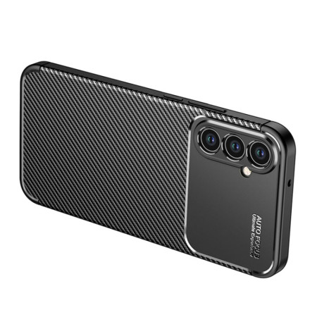 Husa pentru Samsung Galaxy A34 5G, CarbonFiber, Premium, Black