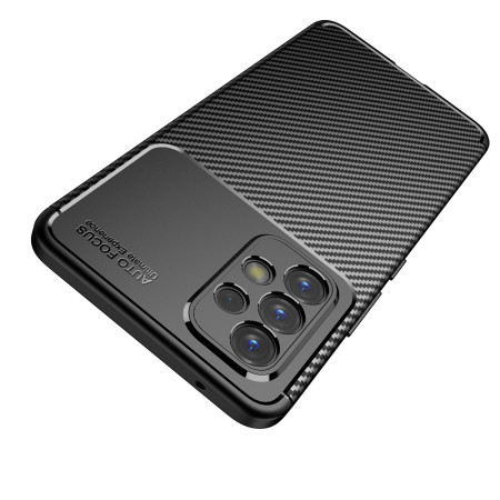 Husa pentru Samsung Galaxy A53 5G, CarbonFiber, Premium, Black
