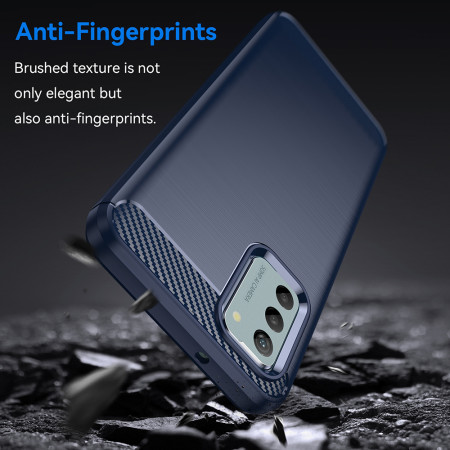 Husa Carbon pentru Nokia G42, Tech Protects, Blue