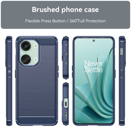 Husa Carbon pentru OnePlus Nord 3, Tech Protects, Blue