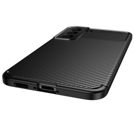 Husa pentru Samsung Galaxy S22 5G, CarbonFiber, Premium, Black