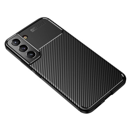 Husa pentru Samsung Galaxy S22 5G, CarbonFiber, Premium, Black