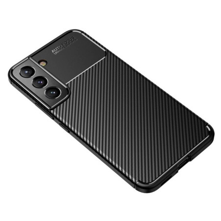 Husa pentru Samsung Galaxy S21 FE 5G, CarbonFiber, Premium, Black