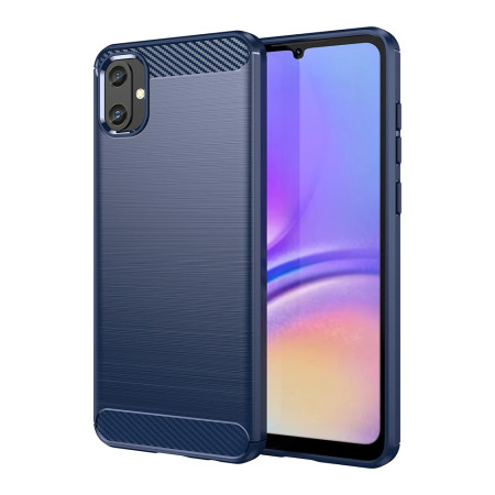 Husa Carbon pentru Samsung Galaxy A05, Tech Protects, Blue