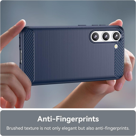 Husa Carbon pentru Samsung Galaxy S23, Tech Protects, Blue