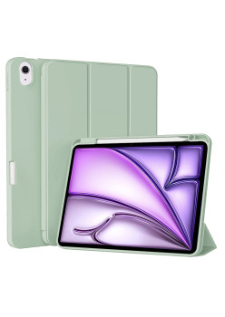 Husa tableta pentru iPad Air 11 (2024), Flex Trifold, Matcha Green