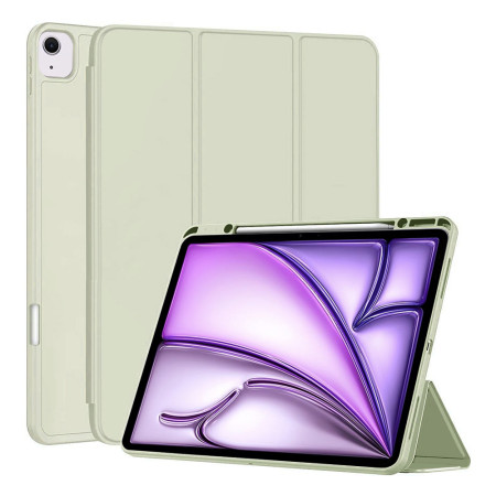 Husa tableta pentru iPad Air 13 (2024), Flex Trifold, Matcha Green