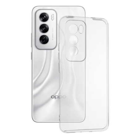 Husa Transparenta TPU pentru Oppo Reno12, Ultra-Slim, Protectie Completa