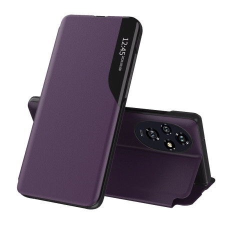 Husă Tip Carte pentru Honor 200 Pro - Stand View - Piele Vegana, Purple