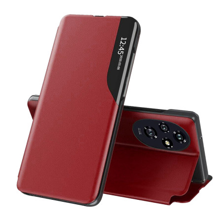 Husă Tip Carte pentru Honor 200 Pro - Stand View - Piele Vegana, Red