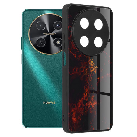 Husă pentru Huawei nova 12i - Tech Glass - Protecție Premium, Red Nebula