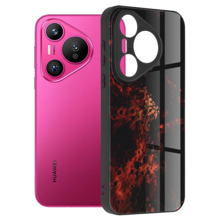 Husa pentru Huawei Pura 70 Premium ArmorTech - Protectie Maxima și Design Elegant, Red Nebula