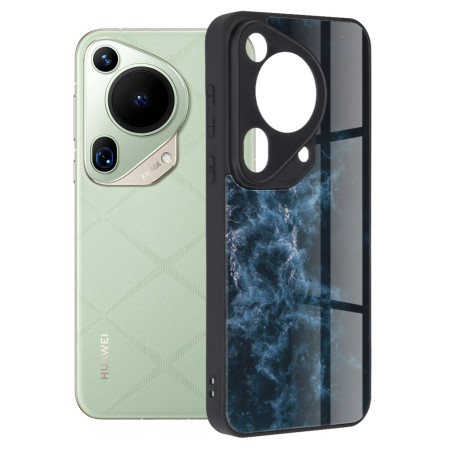 Husă pentru Huawei Pura 70 Ultra - Tech Glass - Protecție Premium, Blue Nebula