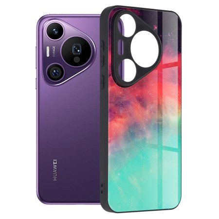 Husă pentru Huawei Pura 70 Pro - Tech Glass - Protecție Premium, Fiery Ocean