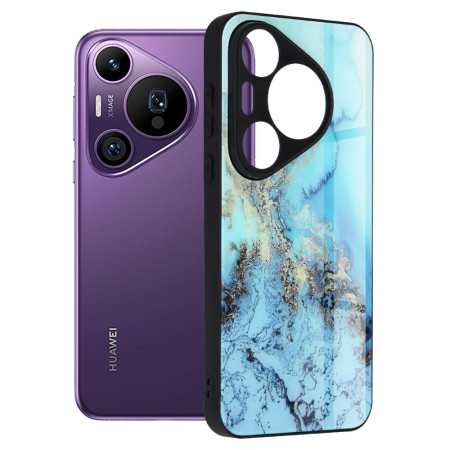 Husă pentru Huawei Pura 70 Pro - Tech Glass - Protecție Premium, Blue Ocean