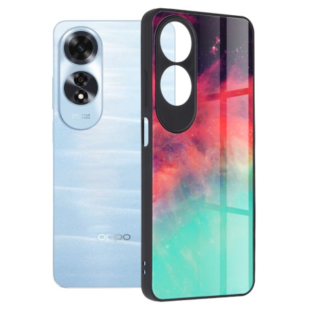 Husă pentru Oppo A60 - Tech Glass - Protecție Premium, Fiery Ocean