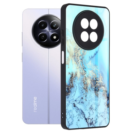 Husă pentru Realme 12 / 12x - Tech Glass - Protecție Premium, Blue Ocean