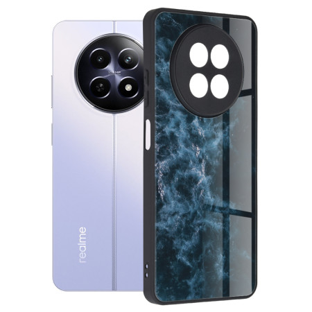 Husă pentru Realme 12 / 12x - Tech Glass - Protecție Premium, Blue Nebula