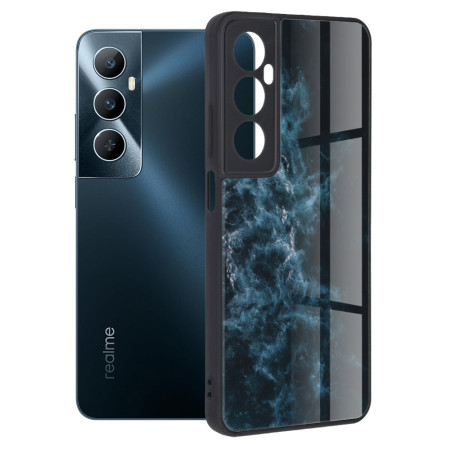 Husă pentru Realme C65- Tech Glass - Protecție Premium, Blue Nebula