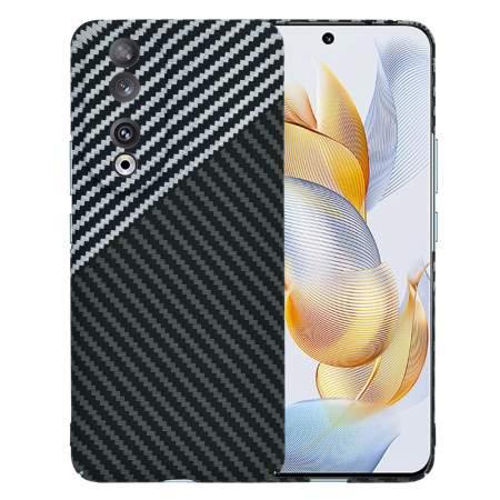 Husa Slim Carbon pentru Honor 90 - Protectie Premium FiberShell, Stealth Gray