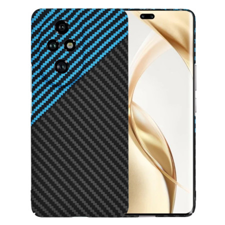 Husa Slim Carbon pentru Honor 200 Pro - Protectie Premium FiberShell, Blue Pulse