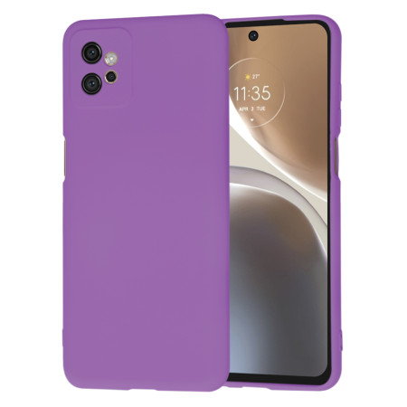 Husa Premium din Silicon pentru Motorola Moto G32 - SoftFlex, Microfibra, Purple