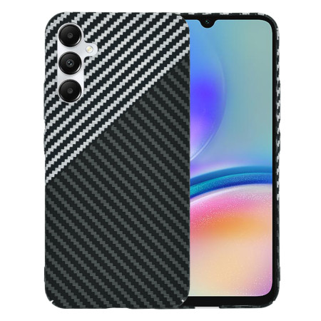 Husa Slim Carbon pentru Samsung Galaxy A05s - Protectie Premium FiberShell, Stealth Gray