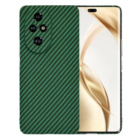 Husa Slim Carbon pentru Honor 200 Pro - Protectie Premium FiberShell, Green