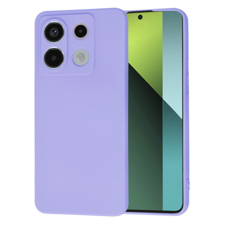 Husa Premium pentru Xiaomi Redmi Note 13 Pro 5G / Poco X6 - SoftFlex, Microfibra, Light Purple