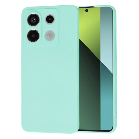 Husa Premium pentru Xiaomi Redmi Note 13 Pro 5G / Poco X6 - SoftFlex, Microfibra,  Sea Blue