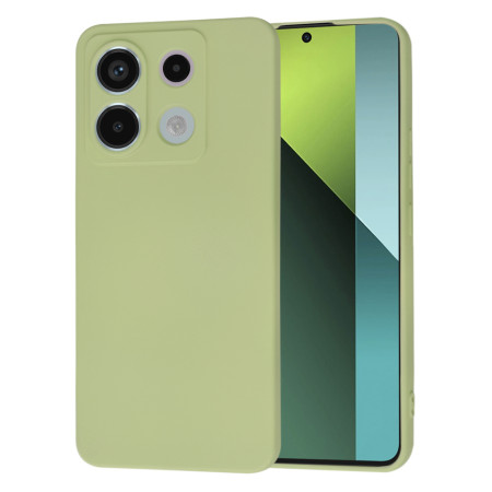 Husa Premium pentru Xiaomi Redmi Note 13 Pro 5G / Poco X6 - SoftFlex, Microfibra,  Matcha