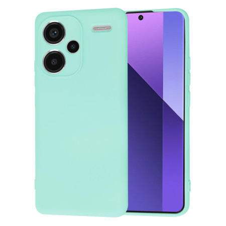 Husa Premium pentru Xiaomi Redmi Note 13 Pro Plus - SoftFlex, Microfibra, Sea Blue