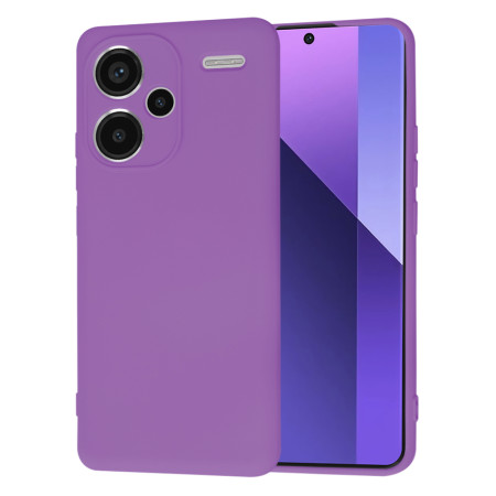 Husa Premium pentru Xiaomi Redmi Note 13 Pro Plus - SoftFlex, Microfibra,  Purple