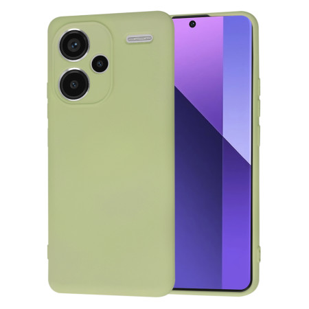 Husa Premium pentru Xiaomi Redmi Note 13 Pro Plus - SoftFlex, Microfibra, Matcha