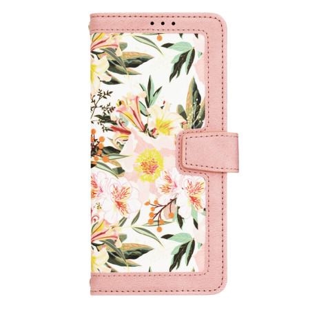 Husa FlipCraft pentru Samsung Galaxy A25 5G - Protectie 360, Design Floral, Sweetheart Pink