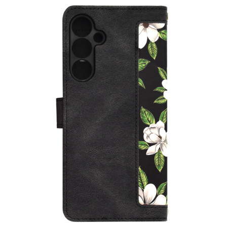 Husa FlipCraft pentru Samsung Galaxy A35 5G - Protectie 360, Design Floral, Flowers of the Dawn