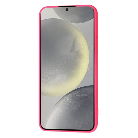 Husa pentru Samsung Galaxy S25 Plus - SoftFlex, Microfibra in interior, Hot Pink