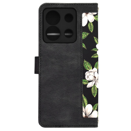 Husa FlipCraft pentru Xiaomi Redmi Note 13 5G - Protectie 360, Design Floral, Flowers of the Dawn