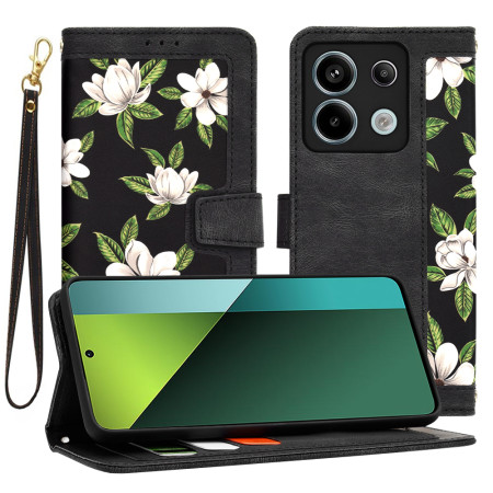 Husa FlipCraft pentru Xiaomi Redmi Note 13 Pro 5G / Poco X6 - Protectie 360, Design Floral, Flowers of the Dawn