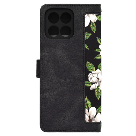 Husa FlipCraft pentru Honor X6 / X8 5G / 70 Lite - Protectie 360, Design Floral, Flowers of the Dawn