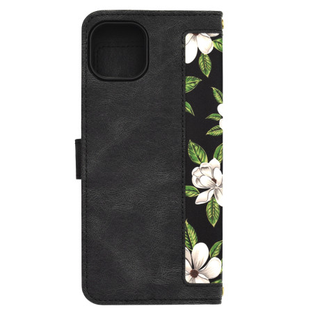 Husa FlipCraft pentru iPhone 15 Plus - Protectie 360, Design Floral, Flowers of the Dawn