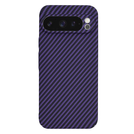 Husa Slim Carbon pentru Google Pixel 9 Pro - Protectie Premium FiberShell, Purple