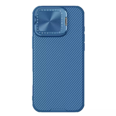 Husa pentru iPhone 16 Pro - Nillkin CamShield Prop Magnetic - Blue