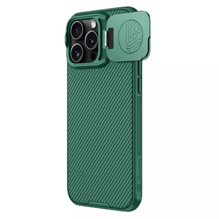 Husa pentru iPhone 16 Pro Max - Nillkin CamShield Prop Magnetic - Green