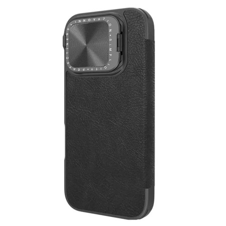 Husa pentru iPhone 16 Pro Max - Nillkin Qin Prop Leather Case - Black