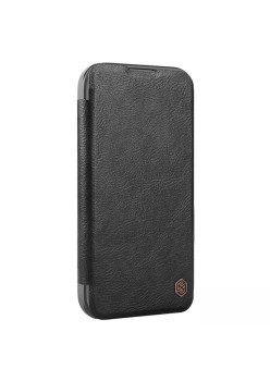 Husa pentru iPhone 16 Pro Max - Nillkin Qin Prop Leather Case - Black