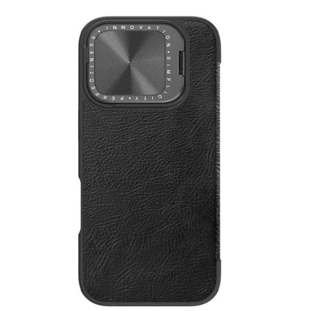 Husa pentru iPhone 16 Pro Max - Nillkin Qin Prop Leather Case - Black