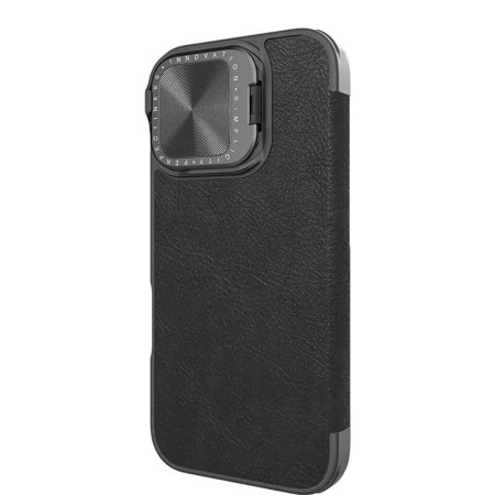 Husa pentru iPhone 16 - Nillkin Qin Prop Leather Case - Black